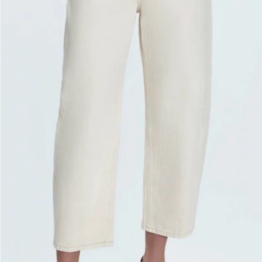 NWT Pistola Eli High Rise Arched Leg in Ecru - Picture 6 of 10